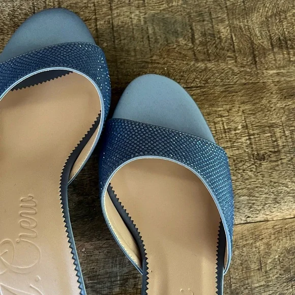 J.Crew Violetta crystal sandals size 8 1/2 - Picture 3 of 6